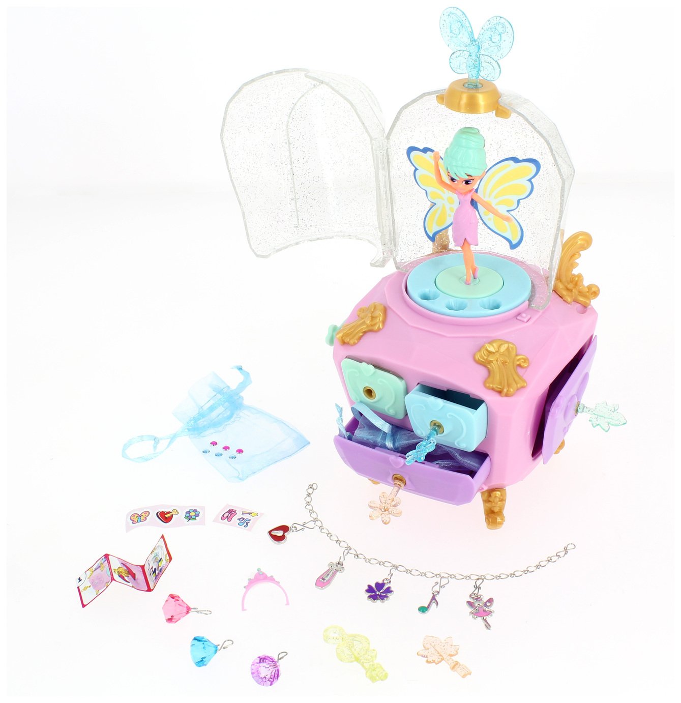 FunLockets Secret Fairy Girl's Musical Jewellery Box