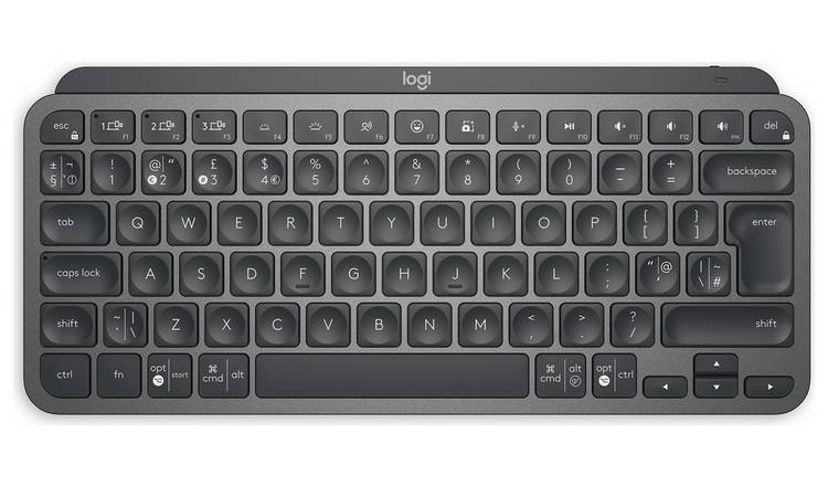 Buy Logitech MX Keys Mini Wireless Keyboard - Graphite | PC keyboards |  Argos