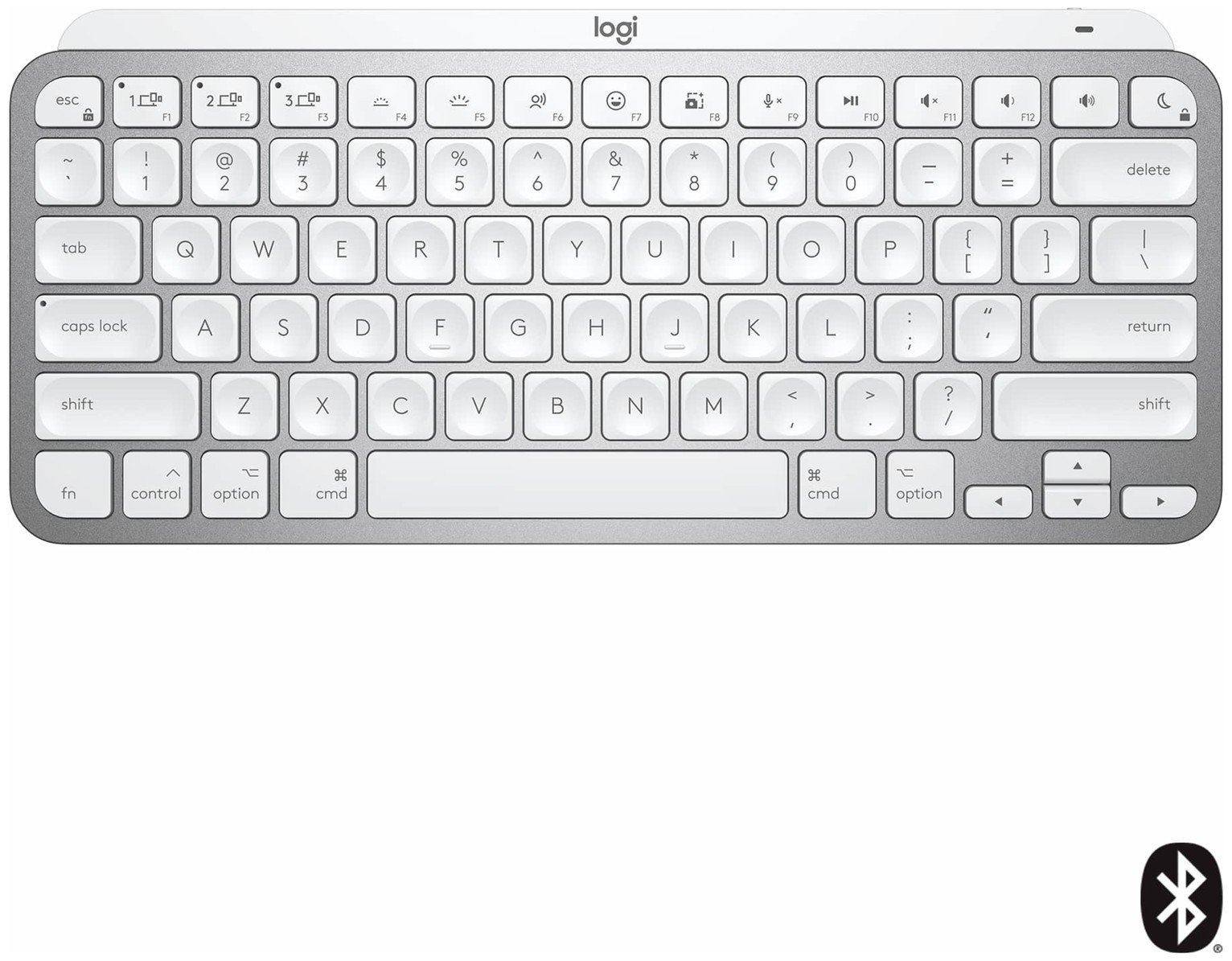 Logitech MX Keys Mini Wireless Keyboard for Mac - Grey