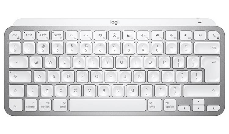 Buy Logitech MX Keys Mini Wireless Keyboard for Mac - Grey | PC keyboards |  Argos