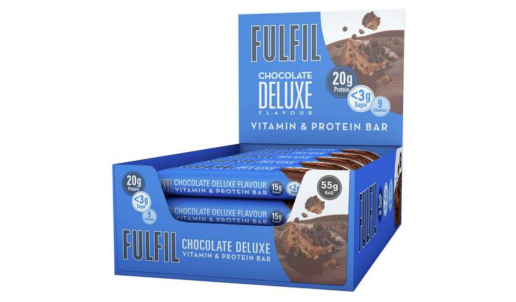 FULFIL Chocolate Deluxe Vitamin and Protein Bars 15 x 55g