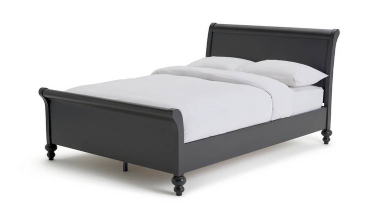 Habitat Vermont Double Bed Frame - Charcoal