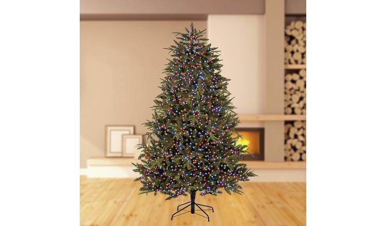Premier Decorations 1000 Rainbow LED Christmas Tree Lights
