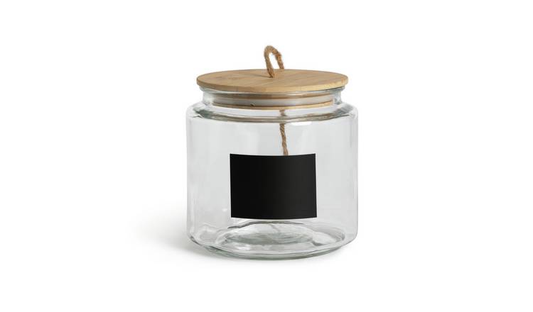 Habitat Reusable Glass Laundry Jar - Clear