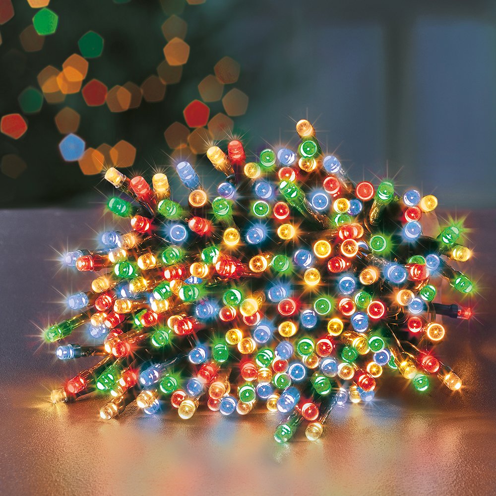 Premier Decorations Multicolour LED Christmas Tree Lights