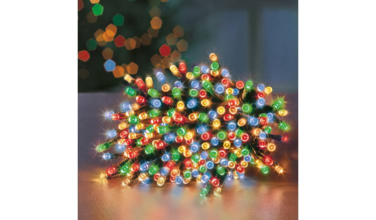 Premier Decorations Multicolour LED Christmas Tree Lights