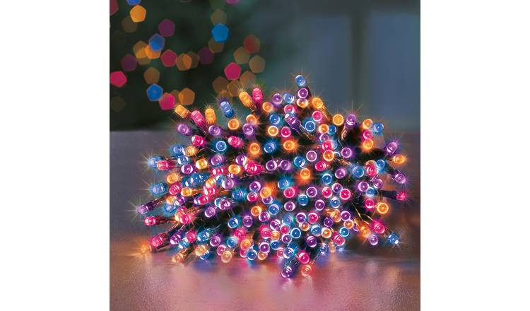 Premier Decorations 1000 Rainbow LED Christmas Tree Lights