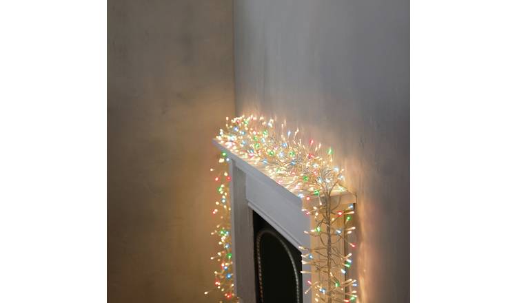Premier Decorations 960 Colour LED Christmas Cluster Lights