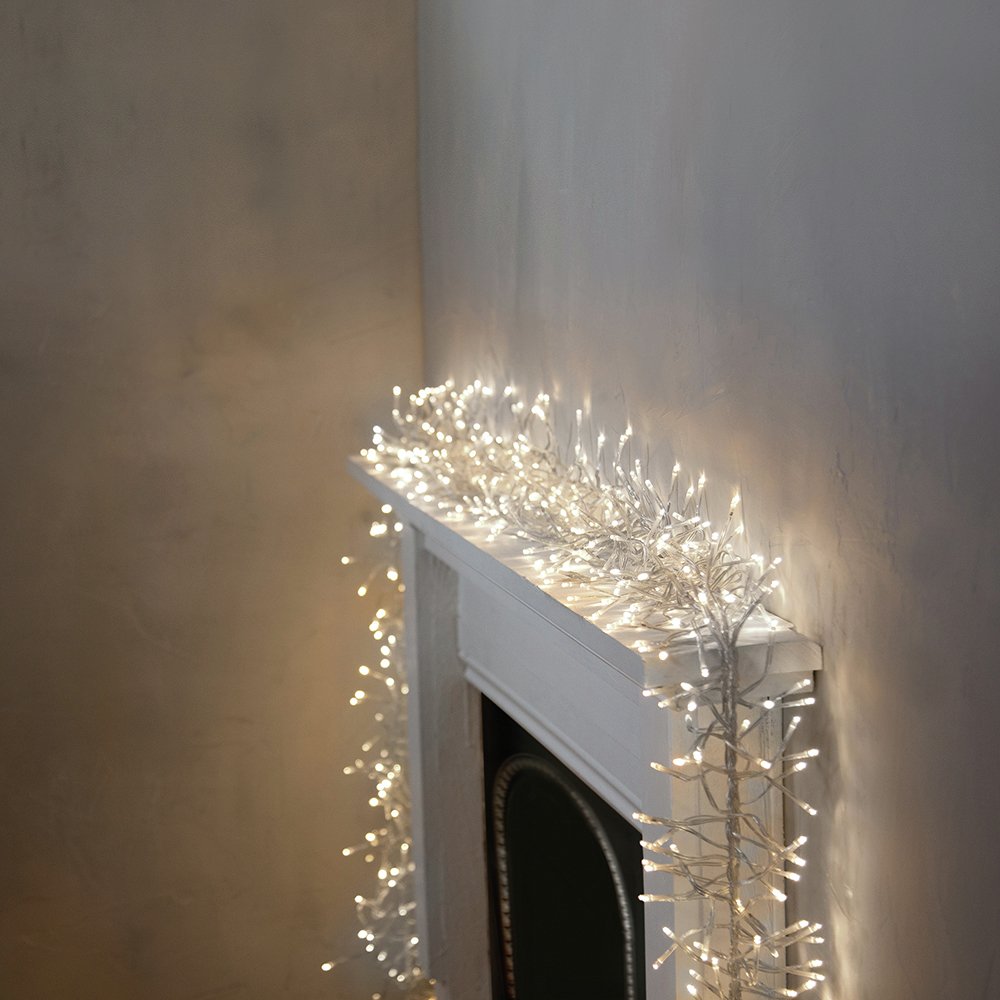 Premier Decorations 960 White LED Christmas Tree Lights