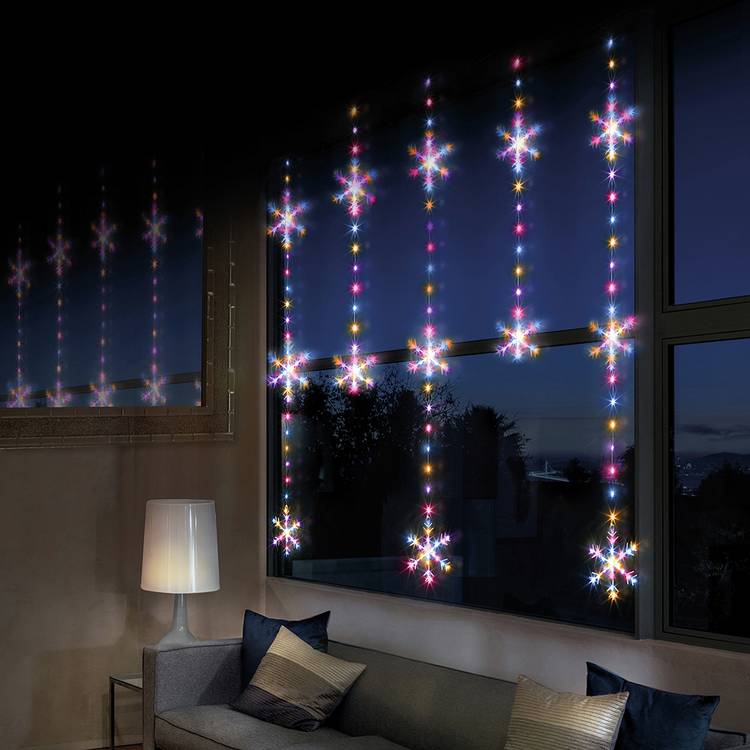 Premier Decorations Snowflakes Christmas Window Lights 0