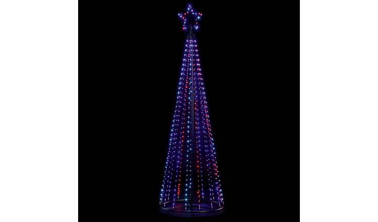 Buy Premier Decorations Pyramid Tree Christmas Decoration | Outdoor ...