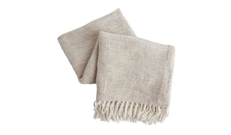 Buy Habitat Natural Woven Throw | Blankets and throws | Habitat