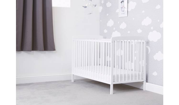 Cama Bebé evolutiva Starlight Cot Blanca 140x70