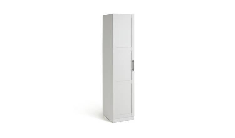 Argos white shop single wardrobe