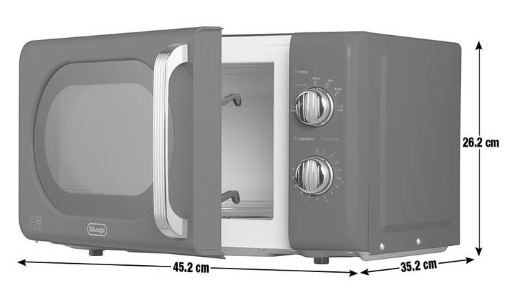 Buy De'Longhi Argento Flora 800W Standard Microwave - Cream