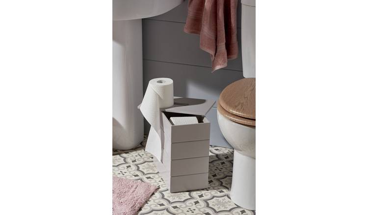 Chrome toilet best sale roll holder argos