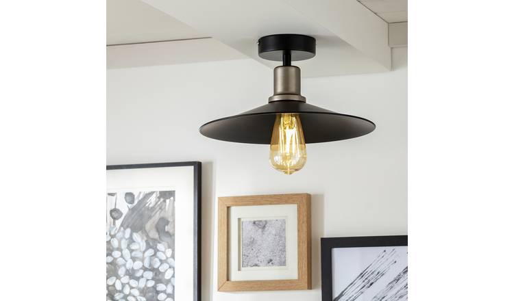 Flush pendant deals ceiling light