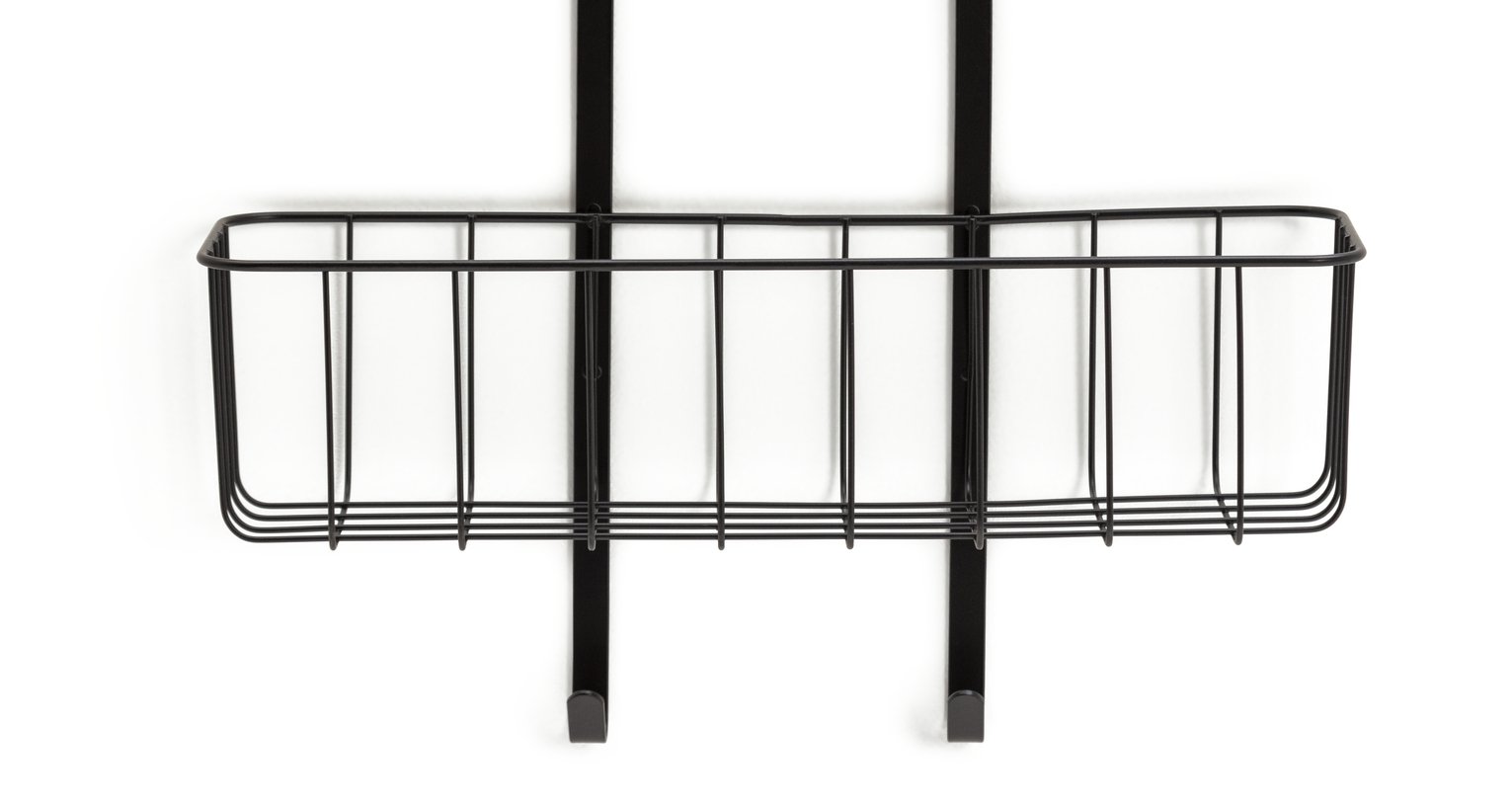 Argos Home Over Door Double Shower Caddy - Matt Black