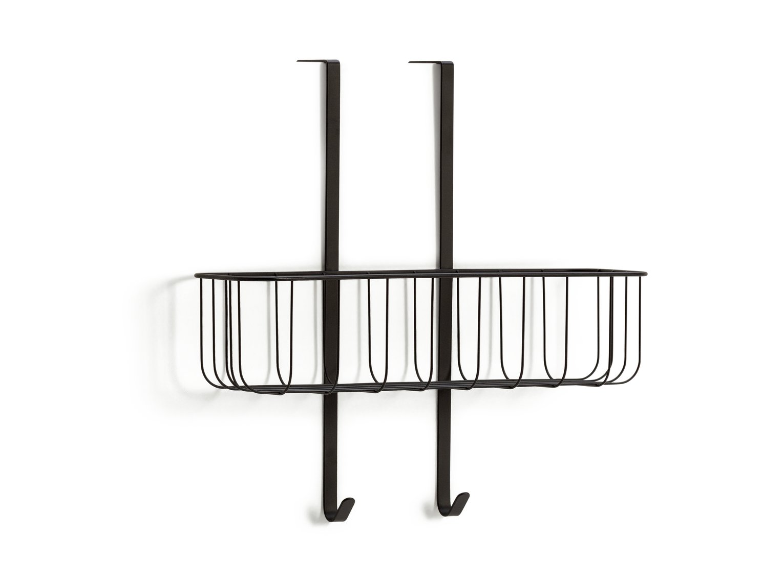 Argos Home Over Door Single Shower Caddy - Matt Black