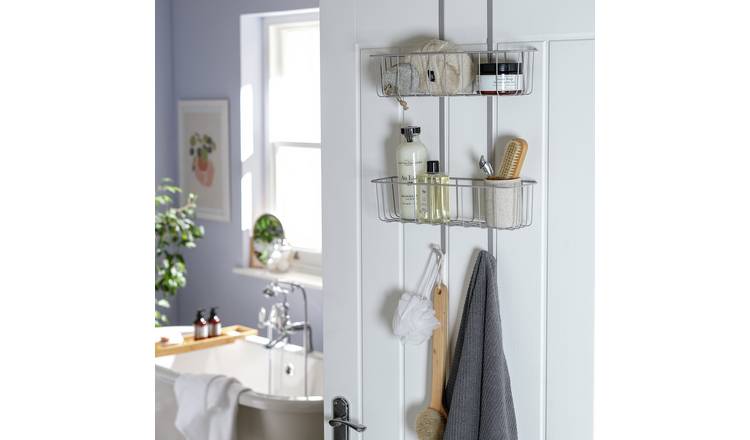 Buy Argos Home 3 Tier Wall Mounted Chrome Shower Caddy