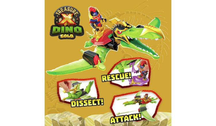 Treasure X Dino Gold Armored Egg, Find the Treasure and Build the Dino,  Ages 5+