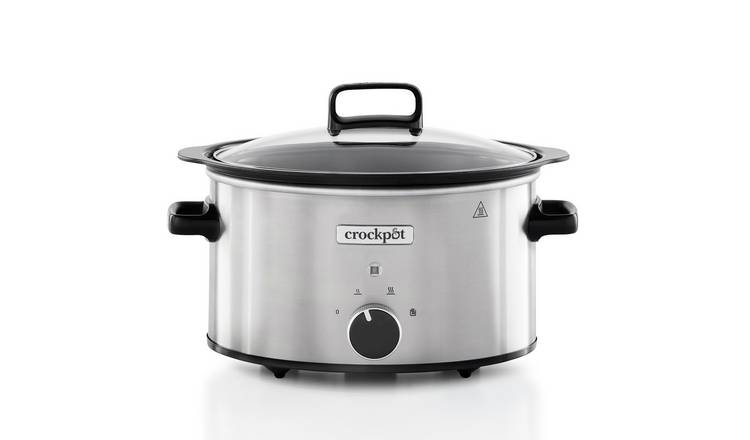 Crockpot 3.5L Sizzle and Stew Slow Cooker - Stainless Steel
