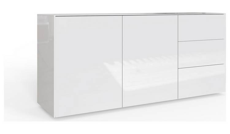 Frank Olsen Intel Smart 2 Door 3 Drawer Sideboard - White