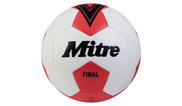 Mitre Final Size 3 Football - Red/White