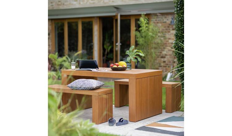 Eucalyptus outdoor dining deals set