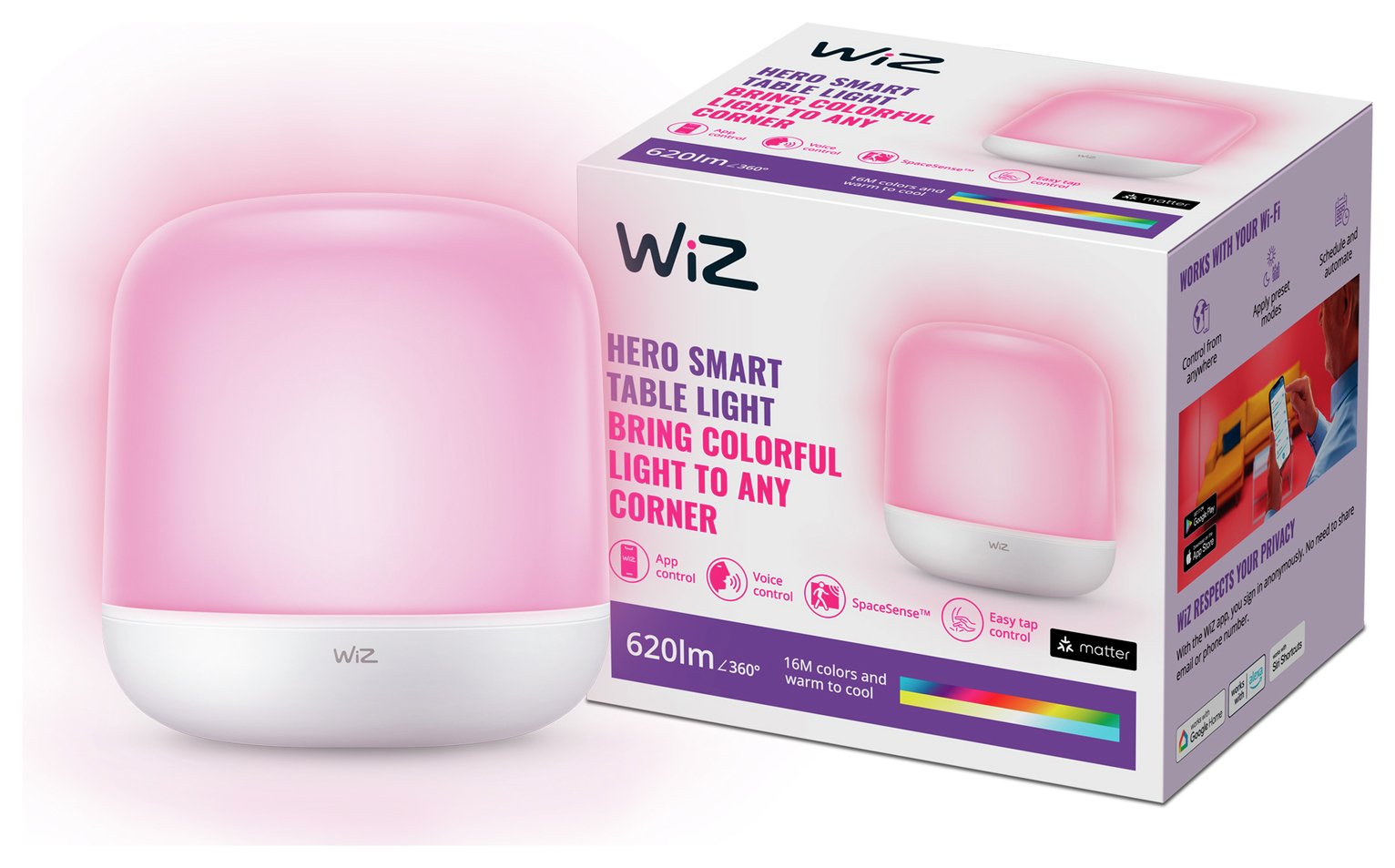 Wiz Hero Smart Wi-Fi Table Lamp