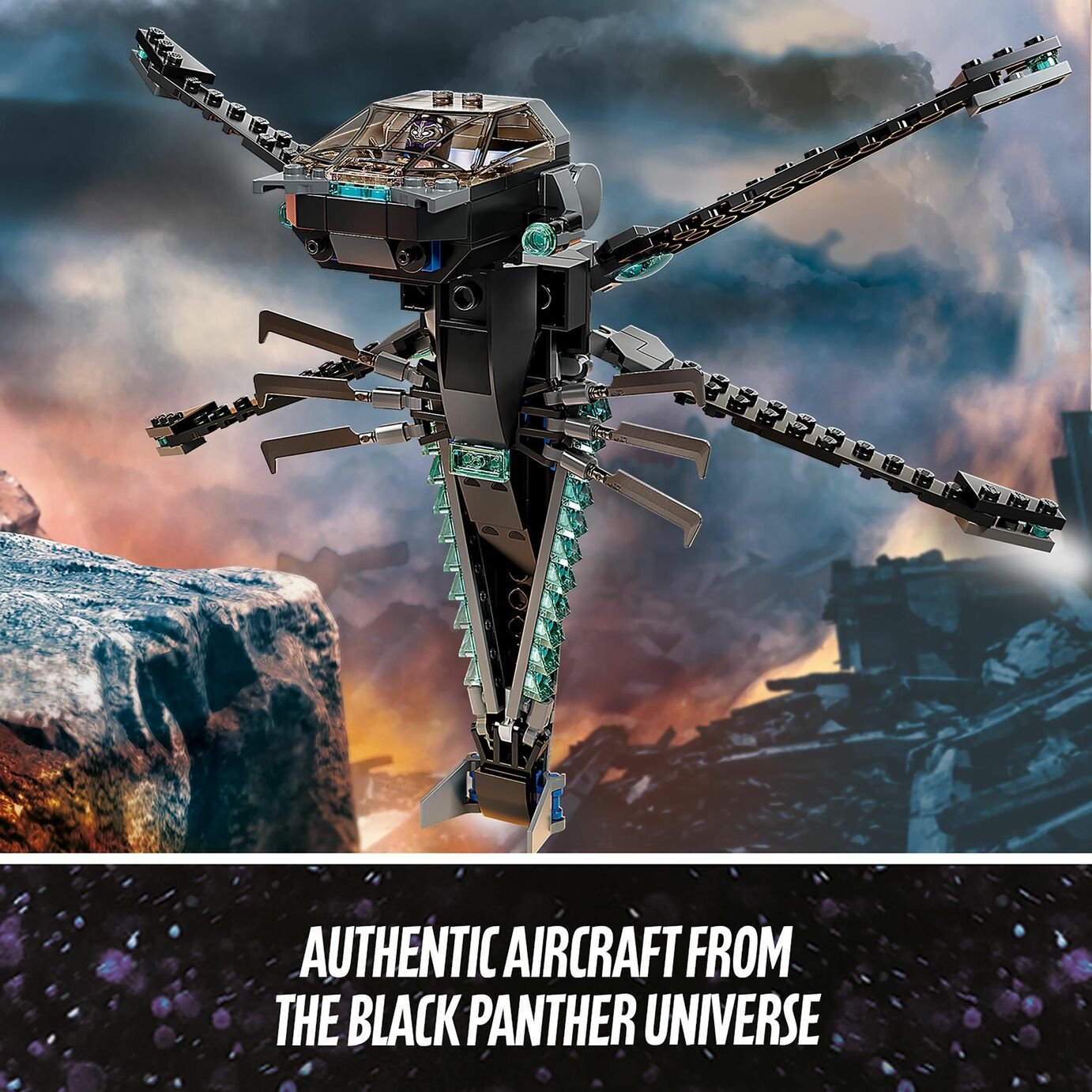 argos black panther lego