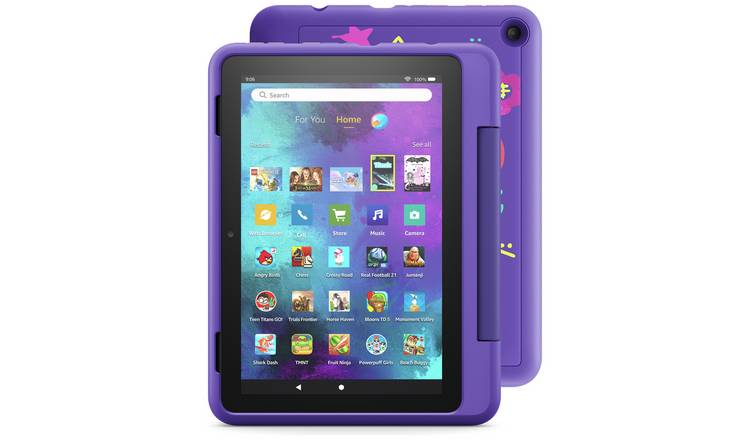 Amazon Fire Kids Pro 8 Inch 32GB Wi-Fi Tablet - Purple