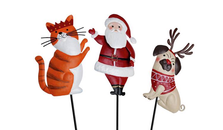 Argos Home Character Garden Stakes - Pack of 3