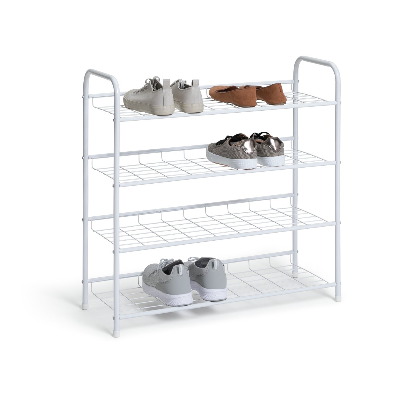 Habitat Jorn 4 Tier Shoe Rack - White