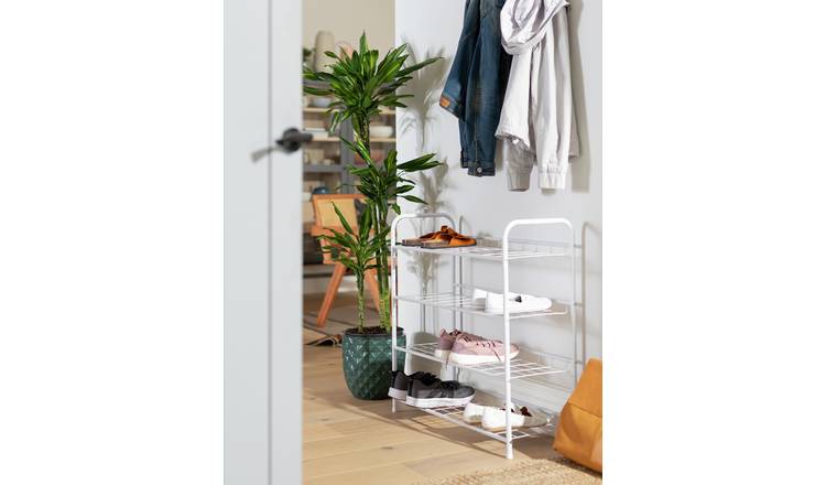 Addis Metallic 4 Tier Shoe Rack