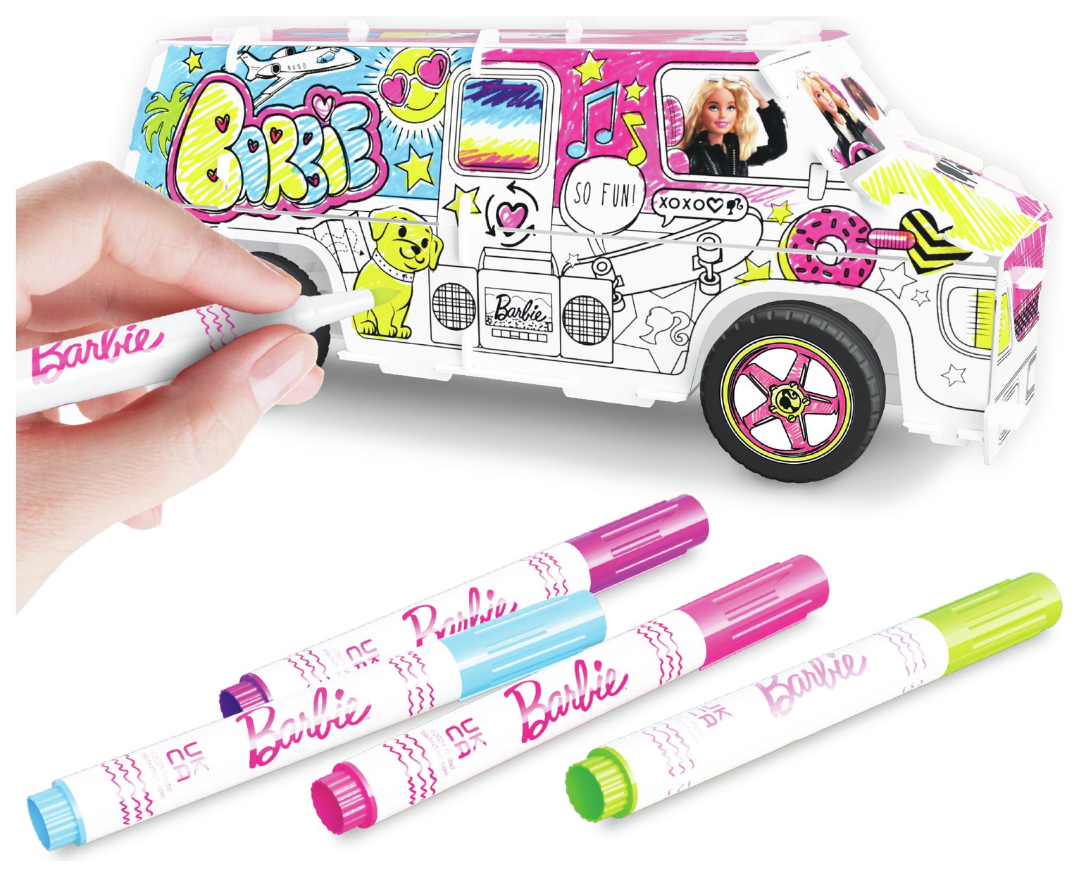 argos barbie camper van