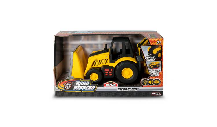 Nikko Mega Fleet 12" Backhoe Digger Light and Sound Toy Vehicle