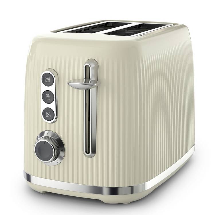 Breville VTR003 Bold 2 Slice Toaster - Cream and Silver 0
