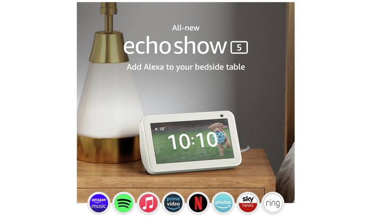 Amazon Echo Show 5 (2Nd Gen) Smart Display With Alexa -White 1