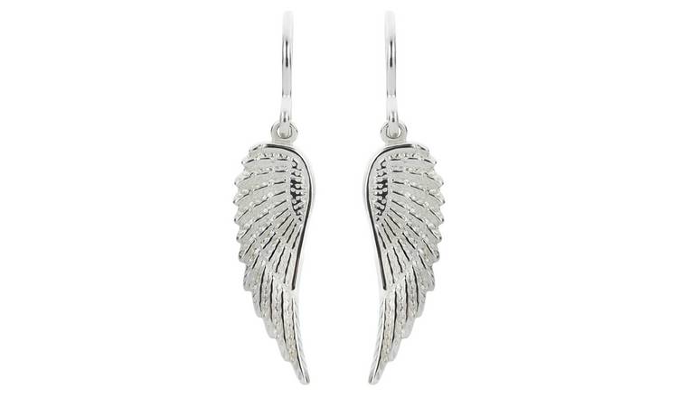 Revere Sterling Silver Wing Drop Earrings