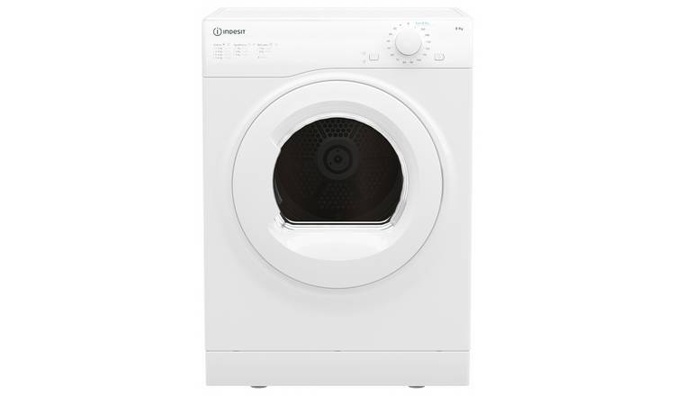Buy Indesit I1D80WUK 8KG Vented Tumble Dryer - White | dryers | Argos