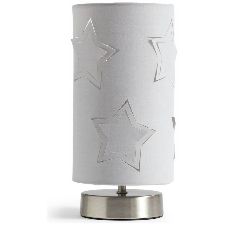 Argos Home Star Cut Out Table Lamp - Grey 0