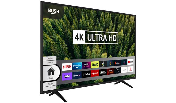 Bush 55 Inch Ven 55 uhdhdrsb SMART 4K UHD TV LED HDR Freeview 