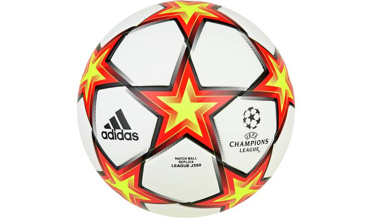 Adidas Champions League Size 5 Football - Red/Yellow