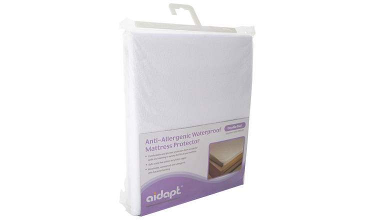 argos terry waterproof mattress protector double