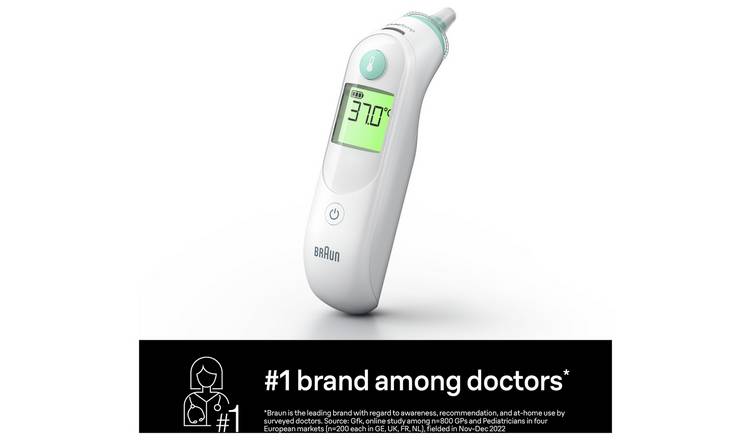 Koe in de buurt Plaatsen Buy Braun IRT6515 ThermoScan 6 Ear Thermometer | Baby health accessories |  Argos