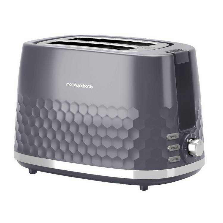 Morphy Richards 220033 Hive 2 Slice Toaster - Grey 0