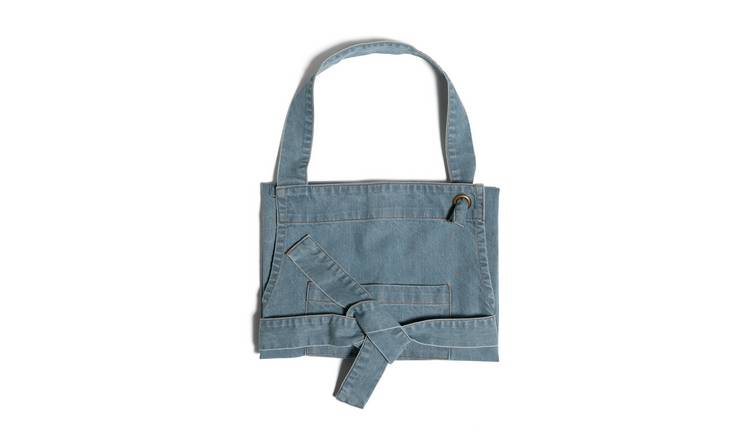 Cedar Blue Denim Apron - Top-Quality Kitchen Essential