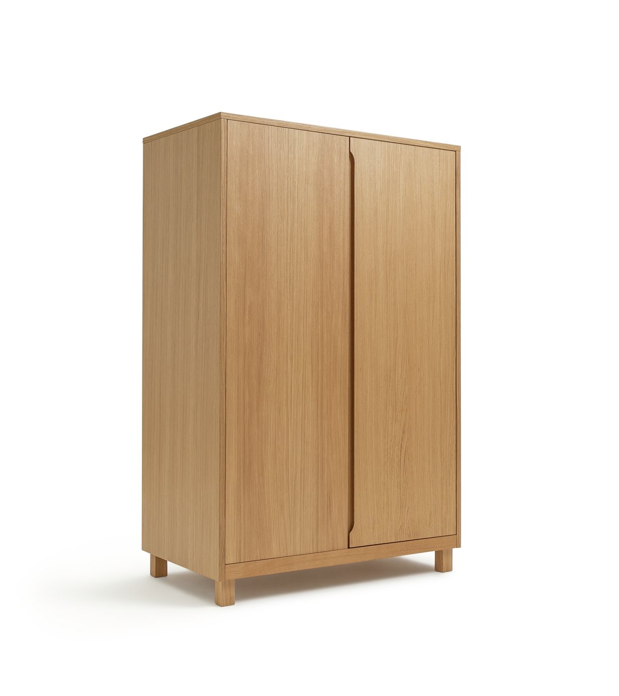 Habitat Beck 2 Door Short Wardrobe - Oak