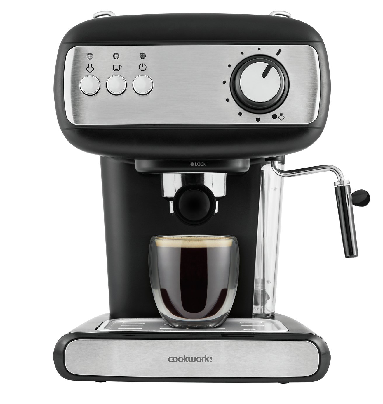 Cookworks CM8500A-GS Espresso Coffee Machine